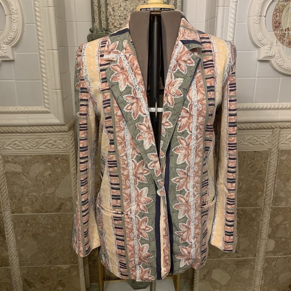 Toni Garment For CC Magic. Vintage. Size M. Long sleeve Pastel Jacket. B60